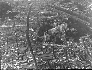 O E Simmonds aerial view of Exeter Devon O E Simmonds aerial view of Exeter Devon