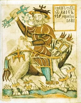Images Dated 15th April 2010: Odin riding Sleipnir