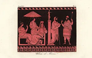 Odysseus entertained by Alcinous ruler of the Phaiacians Odysseus entertained by Alcinous ruler of the Phaiacians