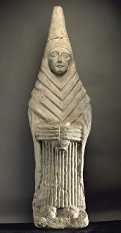 Cerro Gallery: Offerng female Iberian sculpture. 2nd-3rd centuries BC