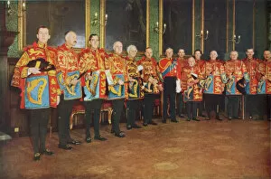 Ceremony Gallery: Officers of Arms of the Heralds College, 1952