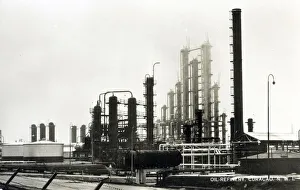 Oil Refinery at Curacao, a Dutch Caribbean island Oil Refinery at Curacao, a Dutch Caribbean island