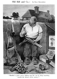 Old Bill and Co: A Patriotic Print, 1940