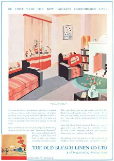 Cushion Collection: Old Bleach Linen Company Advert