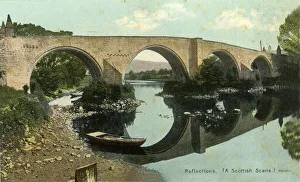Old Bridge over the River Forth, Stirling, Scotland Old Bridge over the River Forth, Stirling, Scotland