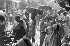 Trader Gallery: Old Delhi street scene