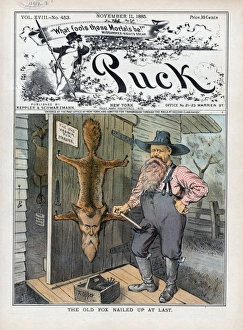The old fox nailed up at last The old fox nailed up at last