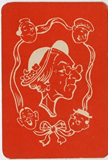 Old Maid card game - design on back Old Maid card game - design on back
