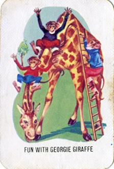 Old Maid card game - Fun with Georgie Giraffe Old Maid card game - Fun with Georgie Giraffe
