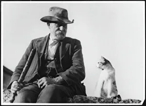 Pets Gallery: Old Man & Cat