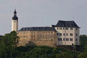 Old and new castles, Greiz, Thuringia, Germany Old and new castles, Greiz, Thuringia, Germany