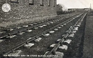 Old railway track at Winsford, Cheshire Old railway track at Winsford, Cheshire