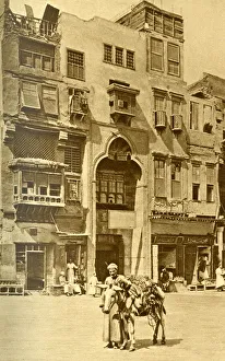 Old shops in booksellers row, Cairo, Egypt Old shops in booksellers row, Cairo, Egypt