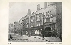 Street Gallery: Old Shops on Cripplegate, London