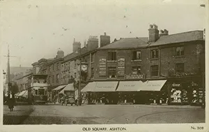 The Old Square, Ashton-under-Lyne, Greater Manchester, Tameside, Lancashire, England The Old Square, Ashton-under-Lyne, Greater Manchester, Tameside, Lancashire, England