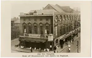 London's Historic Theatres Prints: Old Vic threatre