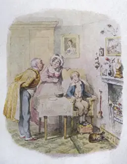 Oliver Twist Characters Prints: Oliver Cared For
