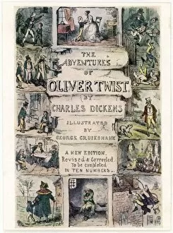 Dickens Gallery: Oliver Twist / Title Page