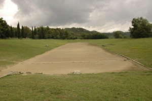 Olympia Stadium. Olympia. Ilia Province. Peloponnese region Olympia Stadium. Olympia. Ilia Province. Peloponnese region