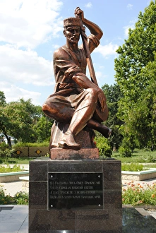 Omer Gezlevi statue. Yevpatoria. Ukraine Omer Gezlevi statue. Yevpatoria. Ukraine