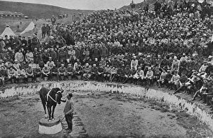 An open-air circus, recreation in Salonika, WW1 An open-air circus, recreation in Salonika, WW1