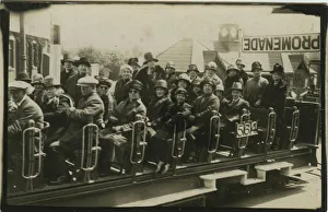Open Top Tram (Toast Rack), Thought to be at Fleetwood, Blackpool, Lancashire Open Top Tram (Toast Rack), Thought to be at Fleetwood, Blackpool, Lancashire