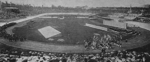 Sporting Venues Gallery: Opening of Berlin Stadium - venue for 1916 Olympics