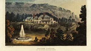 Orchard Cottage, Isle of Wight, the seat of Sir Willoughby Orchard Cottage, Isle of Wight, the seat of Sir Willoughby