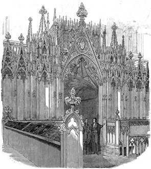 The Organ Screen, Westminster Abbey, 1848 The Organ Screen, Westminster Abbey, 1848