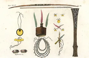 Ornaments and weapons of the Island Carib or Kalinago people Ornaments and weapons of the Island Carib or Kalinago people