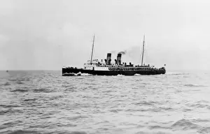 Steam Ship History Prints: Ostend-Dover Ferry