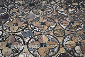 Ostia Antica. House of Cupid and Psyche. Opus sectile floor Ostia Antica. House of Cupid and Psyche. Opus sectile floor