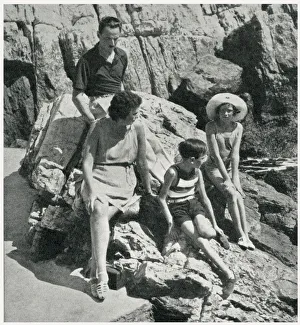 Oswald Mosley and family on the Riviera 1931 Oswald Mosley and family on the Riviera 1931