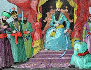 Ottoman Empire. Sultan received in the Topkapi Palace counse Ottoman Empire. Sultan received in the Topkapi Palace counse