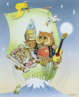 Beautiful Gallery: The Owl and The Pussycat