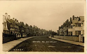 Oxford Road, Moseley, Birmingham, SparkhillStaffordshire, England. Date: 1909 Oxford Road, Moseley, Birmingham, SparkhillStaffordshire, England. Date: 1909