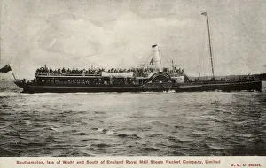 Packet Gallery: Paddle Steamer Southampton, at Southampton