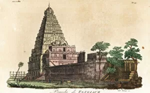 Bernieri Gallery: Pagoda of Brihadeeswarar Temple or Peruvudaiyar