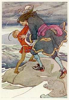 <b class=qtipBold><figcaption>Pan/Woodward/Cptn Hook</figcaption></b><br>Peter Pan and Captain Hook fight.<br><em>© Mary Evans Picture Library</em> Pan/Woodward/Cptn Hook