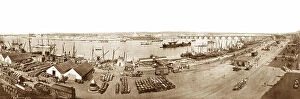 Images Dated 12th September 2009: Panorama of Bordeaux Victorian period