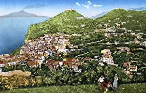 Vesuvius Gallery: Panorama of Capri, Italy