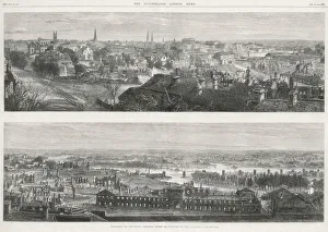 Richmond Gallery: Panorama of Richmond, Virginia after capture by Federals