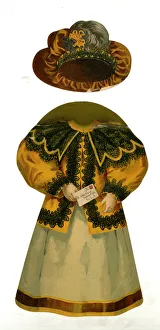 Paper Doll Costume - beige and orange Paper Doll Costume - beige and orange