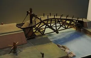 Atlanticus Gallery: Parabolic bridge. Model by Ermenegildo Menighetti, 1952-1953