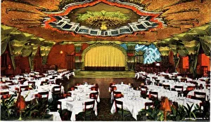 <b class=qtipBold><figcaption>Paramount Hotel Grill, New York</figcaption></b><br>The interior of the Paramount Hotel Grill just west of Broadway at 46th Street, New York. 'The World's most luxurious restaurant located in the heart of the theatrical and shopping districts with an air-cooling system keeping it comfortable at all times' Date: 1920s<br><em>© Mary Evans / Jazz Age Club Collection</em> Paramount Hotel Grill, New York