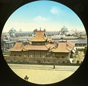 Paris Exhibition of 1889 - Chinese Pavilion Paris Exhibition of 1889 - Chinese Pavilion
