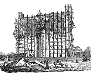 Triumphal Gallery: Paris, France - Building the Arc de Triomphe (de l Etoile)