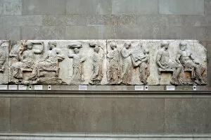 Zeus Gallery: Parthenon. Part of the central section of the east frieze. B