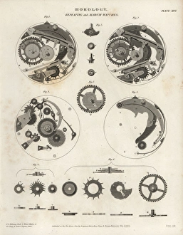 Parts and mechanisms of repeating and alarm watches Parts and mechanisms of repeating and alarm watches