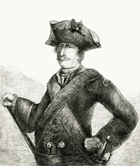 Corsican Gallery: Pascal Paoli (Etching)